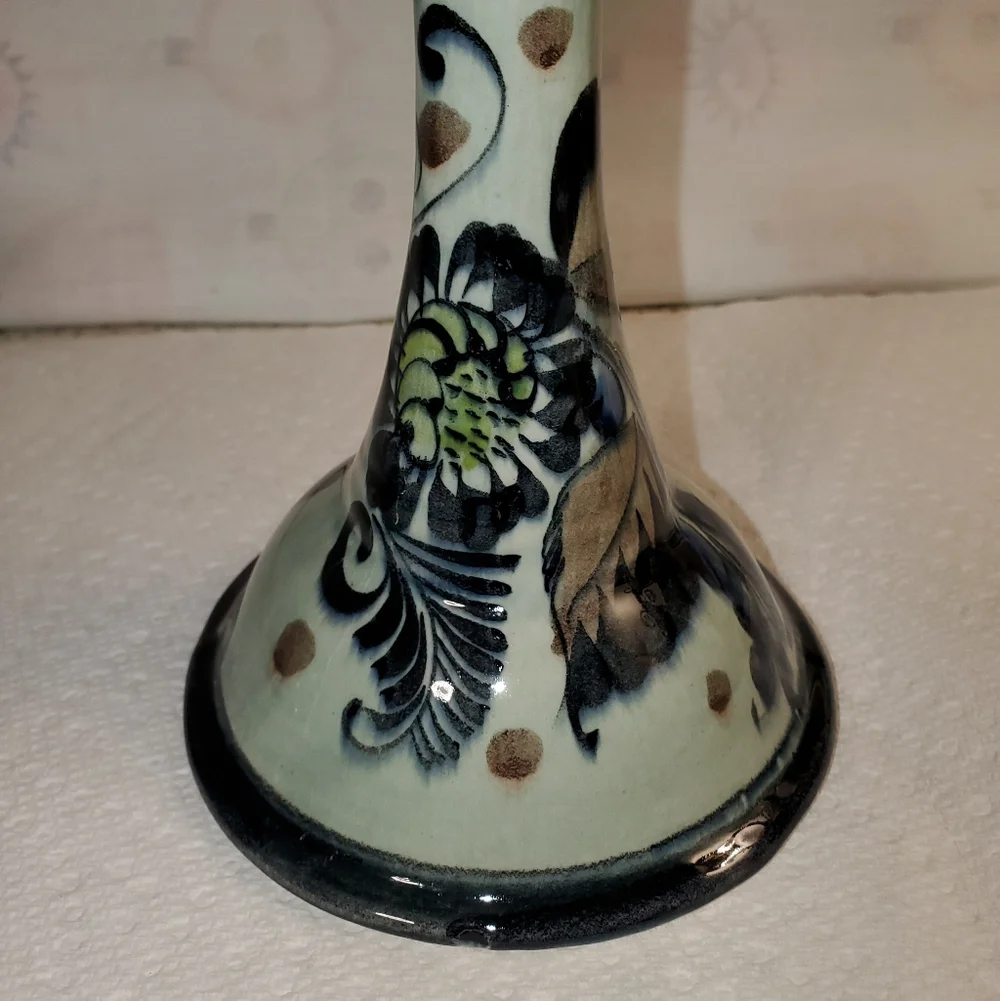 Vintage Ceramic Candle Stick Holders Made In Mexico